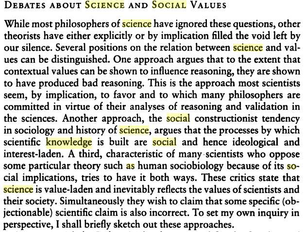 Science as Social Knowledge Snippet
