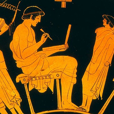 Timeline: Αρχαία ελληνικά: γραφή & βιβλίο