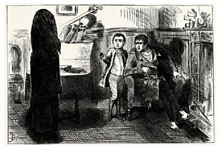 Oscar y Marina descubren quien es la dama de negro