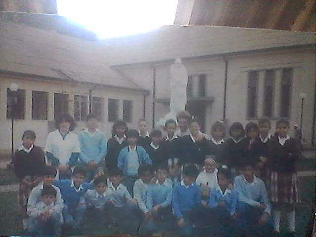 Mi estudiante en el Colegio de Sordos en Bogotá