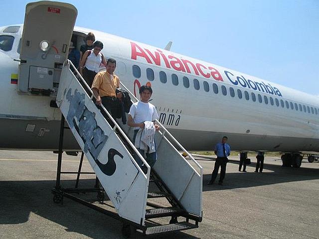 Mi primera vez vuelvo el avión