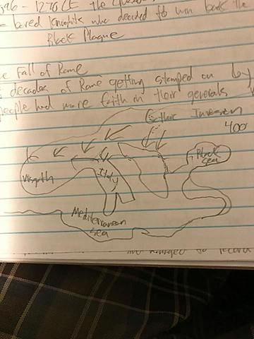 Alaric and the Goths sack Rome