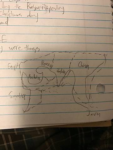 Marco Polo travels the Silk Road to China.