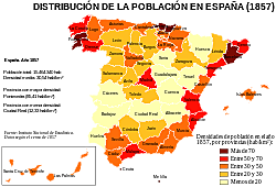 1820-1823. Primera divisió d'Espanya en províncies