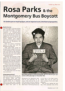 Rosa Parks/Montgomery Bus boycott