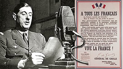 L'Appel du 18 juin du Général de Gaulle