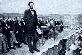 Lincoln Gives The Gettysburg Address