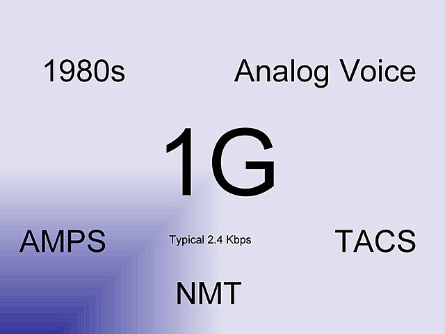 1 generacion AMPS, TACS y MNT