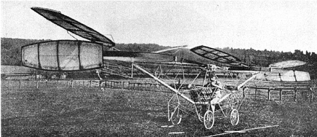 First Helicopter built- Unsuccessful