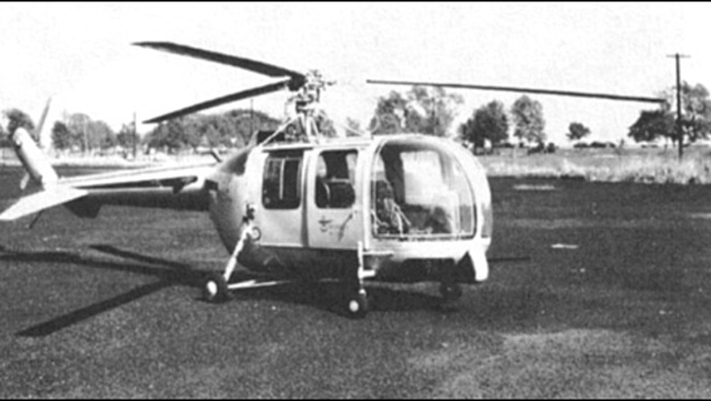 First Helicopter With Metal Rotor Blades, 1944