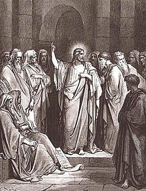 Jesús predica Las Virtudes