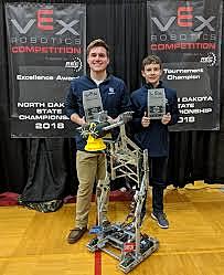 Triebold and Thomsen Win State Vex Tournament