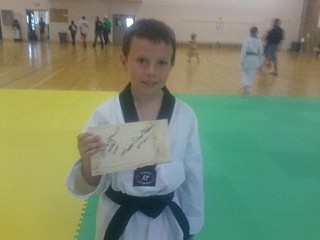 Blake Earns His Black-belt