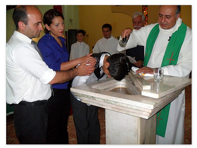 Me bautice por lo católico