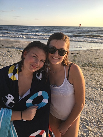 Beach day on Fort Myers Beach