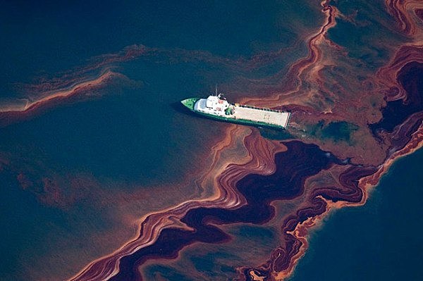 The oil spill in the Gulf of Mexico