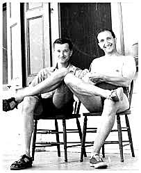 Max Delbruck y Salvador Luria