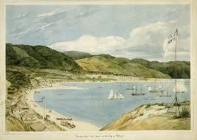 Settlements in New Zealand timeline | Timetoast timelines
