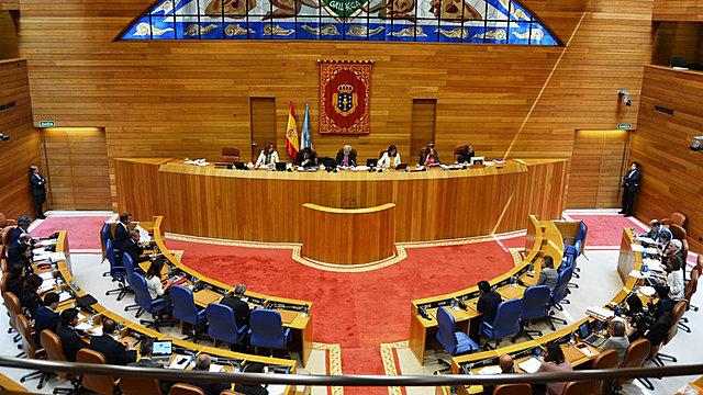 Parlamento Galego: PpdeG,PsdeG-PSOE e BNG.