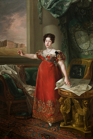 María Isabel de Braganza como fundadora del Museo del Prado