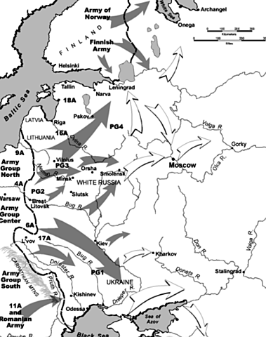 A szovjetek elleni német támadás