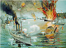 Manila Bay in the Philippines