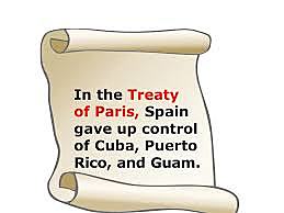 Spain gave up Guam