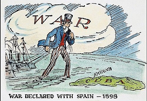 US declares war on Spain