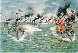 U.S. attack on Manila Bay