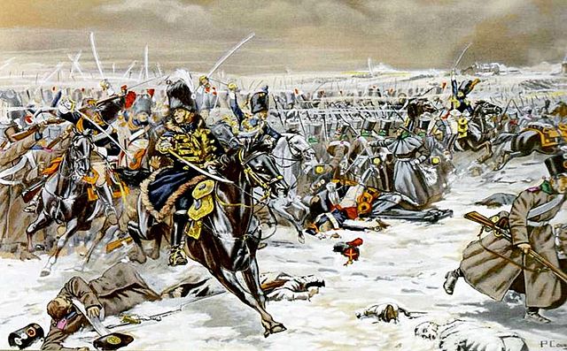 Французы получают отпор русских сил в сражении при Прейсиш-Эйлау  http://infotables.ru/istoriya/85-rossiya-v-19v/221-istoriya-rossii-otechestvennaya-vojna-1812-goda-daty-i-sobytiya#hcq=E86r4nr