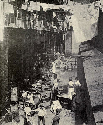 life in the tenements