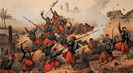 Timeline: LINEA DEL TIEMPO: monarquismo y republicanismo- intervención francesa.