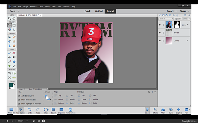 Editing, First magazine cover practice