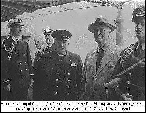 Az Atlanti Charta aláírása