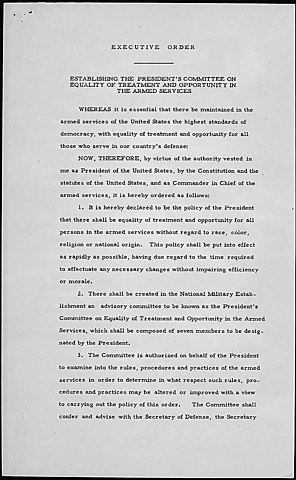 Executive Order 9981