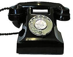 Le téléphone à cadran en bakélite