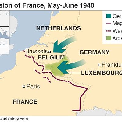 Timeline: Germany conquered Northern France.