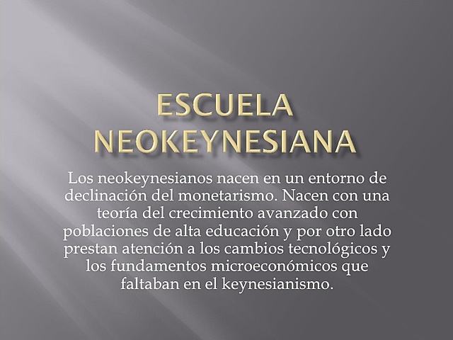 NEOKEYNESIANOS