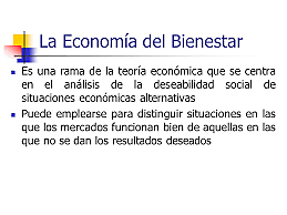 Economía del Bienestar