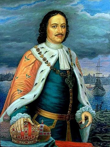 Поднесение Сенатом Петру титула императора, Великого и Отца Отечества