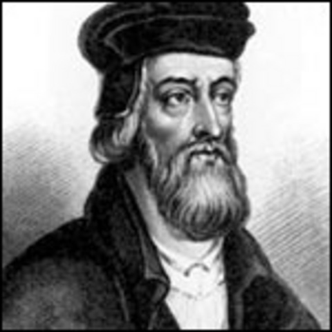 John Wycliffe translates bible into venacular English