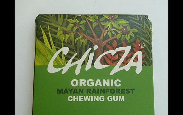 Chicle biodegradable.