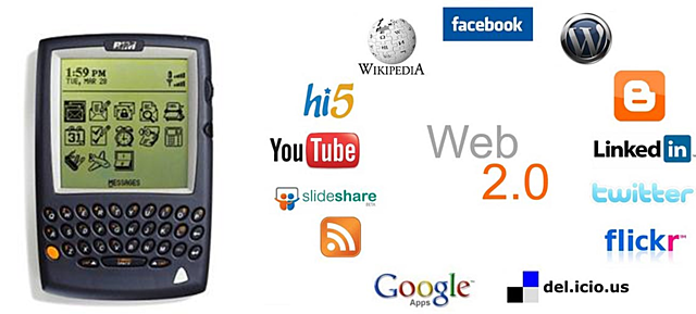 Web 2.0, Blogger , Blackberry y TV .