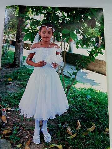 my nine years/ My first communion