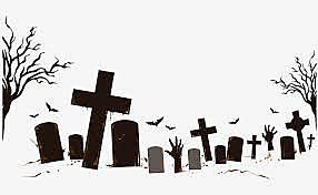 Marina y Oscar van al cementerio