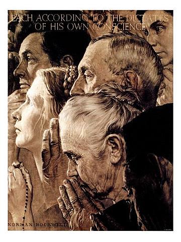 Norman Rockwell’s Freedom to Worship