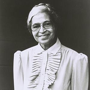 Rosa Parks refuses to get up for white man