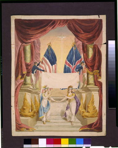 The U.S. signs a peace treaty with the British (Political)