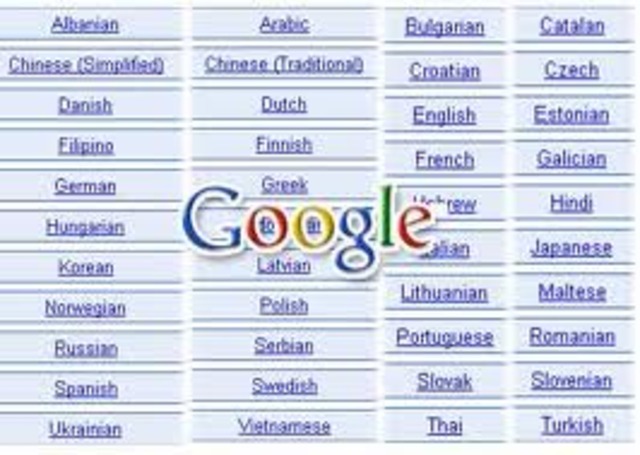 Google en 10 idiomas