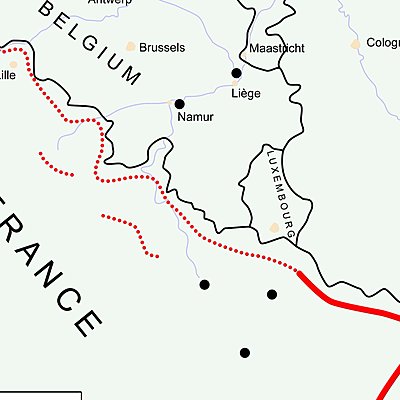 Timeline: Germany conquer   Northern Frances